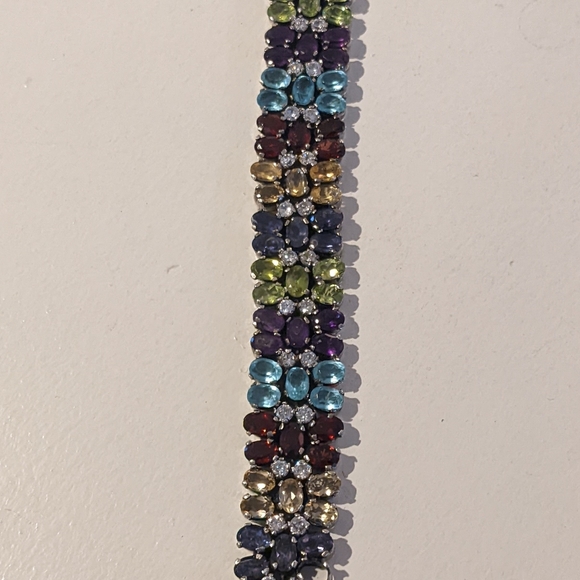 Gorgeous multigemstone bracelet - Picture 4 of 7